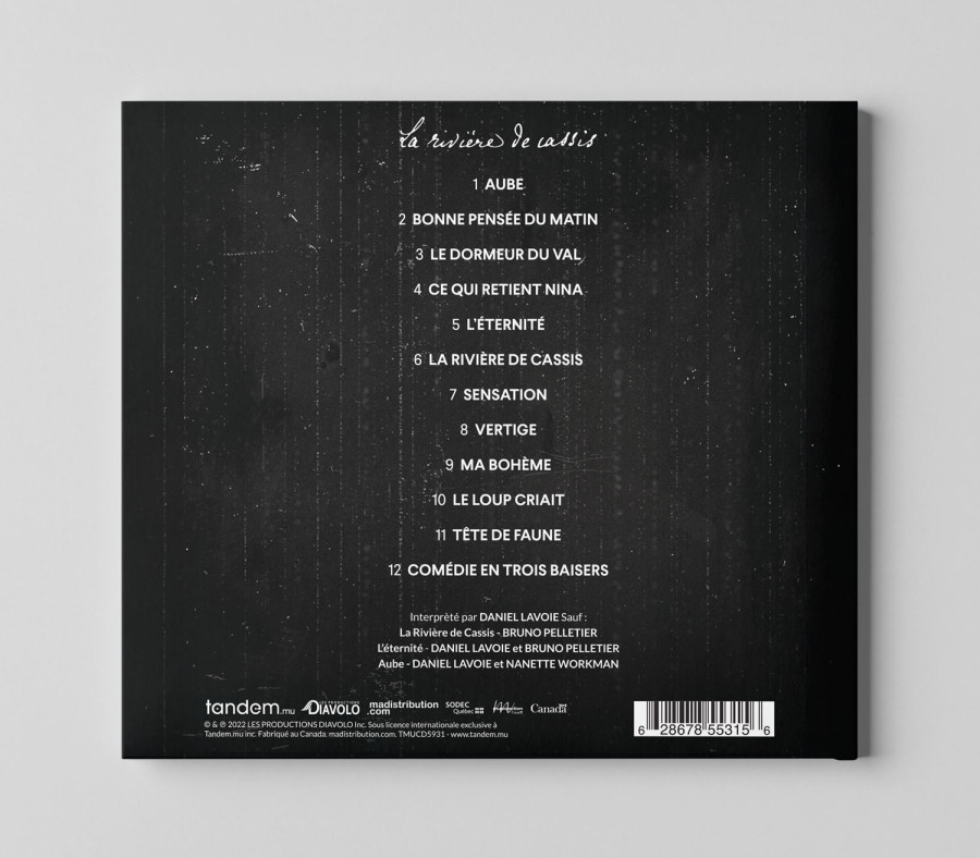 Daniel Lavoie et Laurent Guardo - Pochette d'album