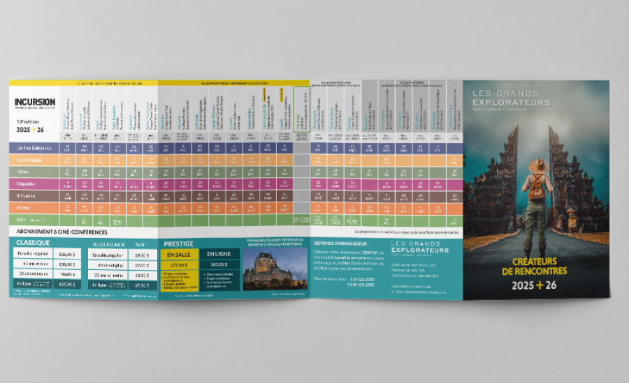 Les Grands Explorateurs - Brochure saison 25-26